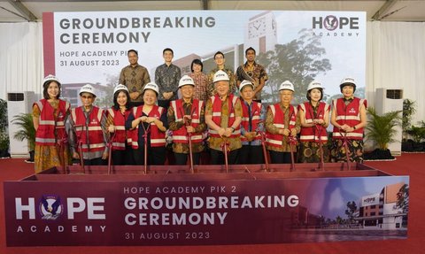 Mulai Groundbreaking, Hope Academy PIK 2 Target Beroperasi 2025