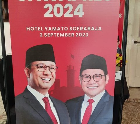 Panggung Deklarasi Pasangan Anies-Cak Imin Sudah Berdiri di Hotel Majapahit Surabaya