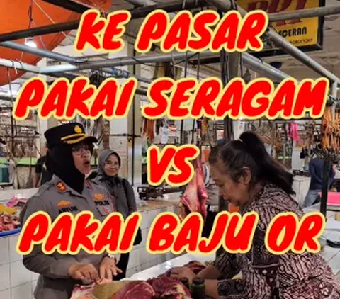 Momen Kapolres Perempuan 'Anak Kolong' Beli Daging di Pasar Pakai Seragam Dikasih Murah, Pas Pakai Baju Biasa Harganya Mahal