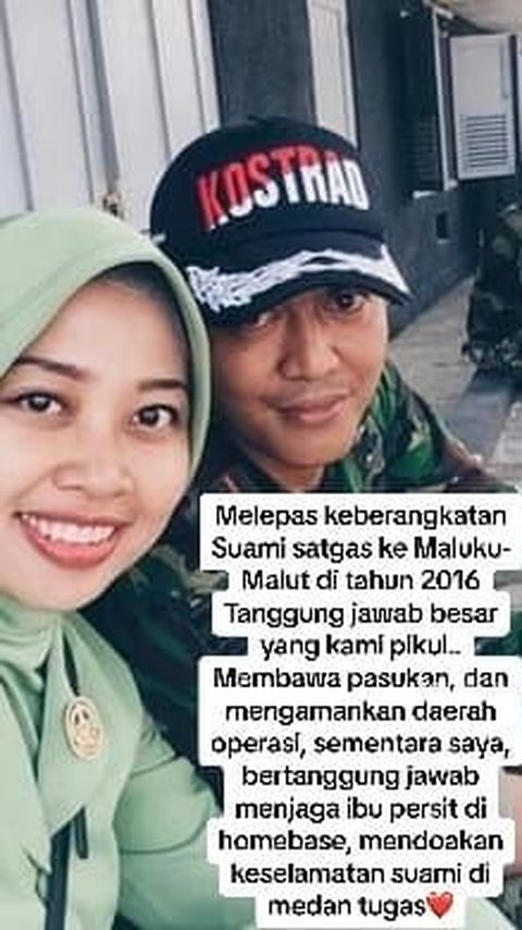 Menikah dengan Prajurit TNI, Kisah Cinta Wanita Ini Viral, Sosok Suami Bikin Penasaran