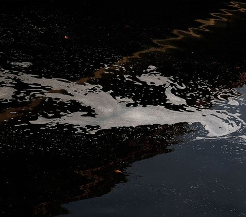 Pencemaran limbah industri pada aliran Kali Bekasi belakangan tampak semakin parah. Sebagaimana yang terlihat di Bendungan Kali Bekasi, pada Rabu (20/9/2023), kondisi air terlihat berwarna hitam pekat.