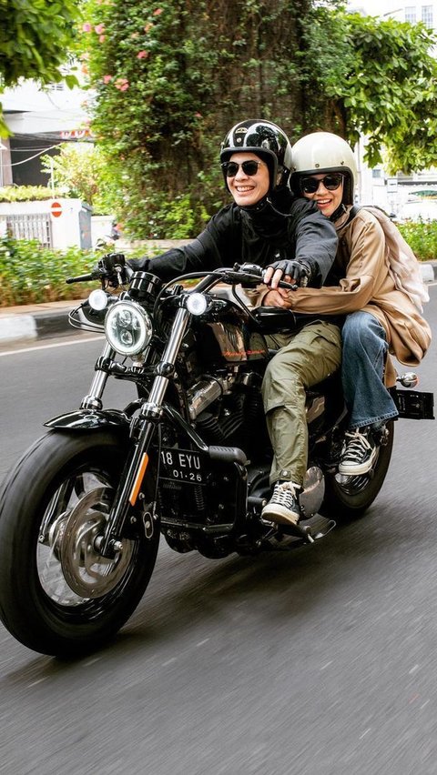 Portrait of Beautiful Artists Riding Motorcycles in Style