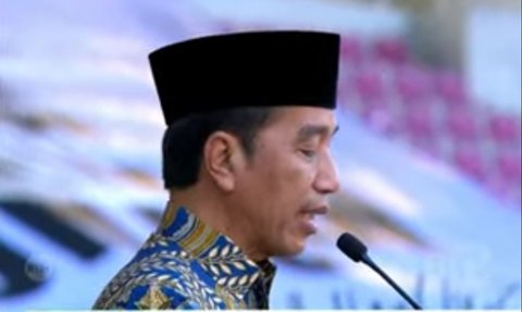 Hadiri Apel Akbar KOKAM, Jokowi Ajak Masyarakat Tak Terpecah Belah Hadapi Pemilu