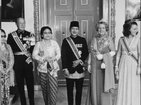 Old Portrait of Soeharto as a Guest of the Dutch Kingdom in 1970, Becomes Indonesia's First Visit after Independence