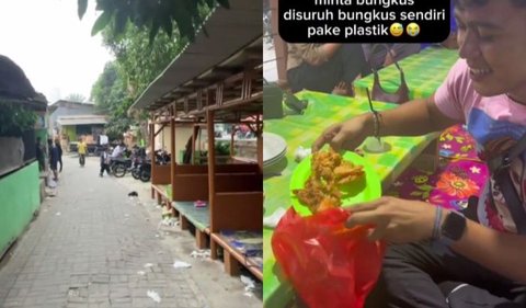 Lewat videonya, food Vlogger yang diketahui akrab disapa Aa Juju itu menyampakan ketidaknyamanannya saat makan di warung milik Nyak Kopsah itu.