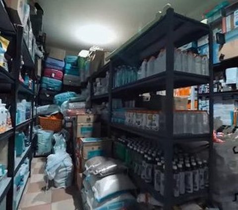 Portrait of Sarwendah's Special Warehouse in a Luxury House, Full of Various Wholesale Store Supplies!