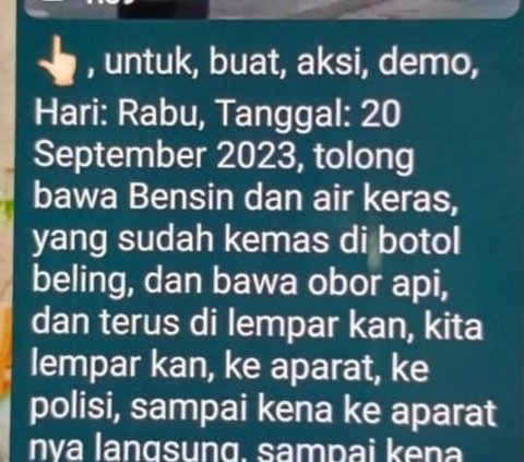 Unjuk rasa sejumlah organisasi masyarakat (ormas) islam, koalisi sipil, sampai mahasiswa itu untuk membela masyarakat di Pulau Rempang, Batam. <br>