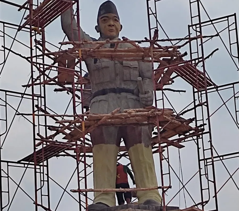 Ini Kontraktor Pembangunan Patung Bung Karno di Banyuasin yang Disebut Tak Mirip