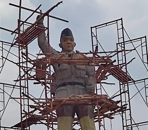 Ini Kontraktor Pembangunan Patung Bung Karno di Banyuasin yang Disebut Tak Mirip