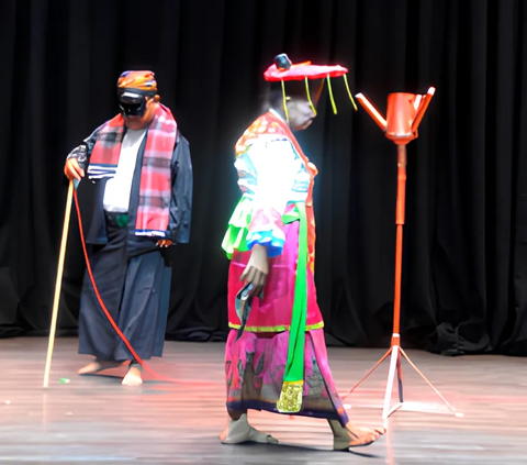 Stand Up Asli Betawi, Ini Daya Tarik Topeng Jantuk yang Bawa Pesan Khusus tentang Pernikahan