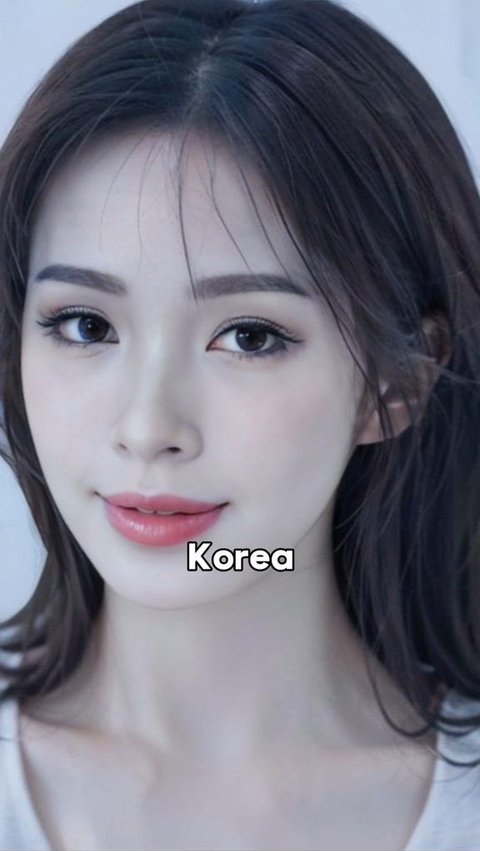 The appearance of Lady version of Korean women is no less beautiful than K-pop idols.