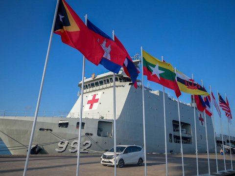 FOTO: Penampakan Pasukan Militer Negara-Negara ASEAN Rapatkan Barisan di Natuna, Ada Apa?