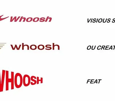 Tiga finalis itu diantaranya ada Feat Studio, OU Creative, dan Visious Studio. Ketiga kreator tersebut mengolah 'Whoosh' menjadi logo yang menarik.