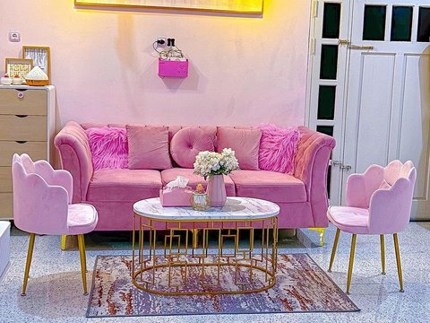 See Baby Pink House, The Interior is Like in Cartoon Series