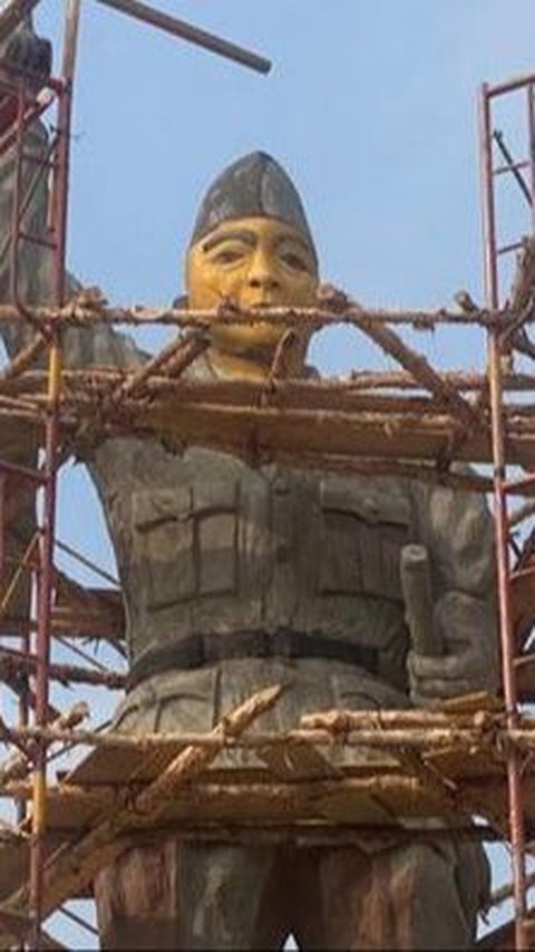 Potret Patung Bung Karno di Sumsel yang Telan Dana Rp500 Juta, Disorot Karena Disebut Tak Mirip