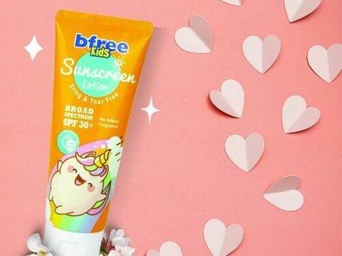 1. B-FREE Kids Sunscreen Lotion