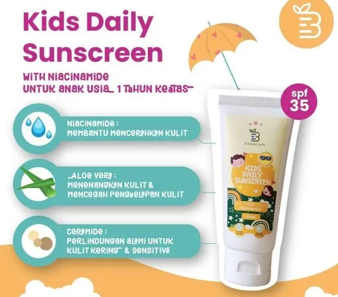 14 Rekomendasi Sunscreen Untuk Anak, Mulai Harga Termurah