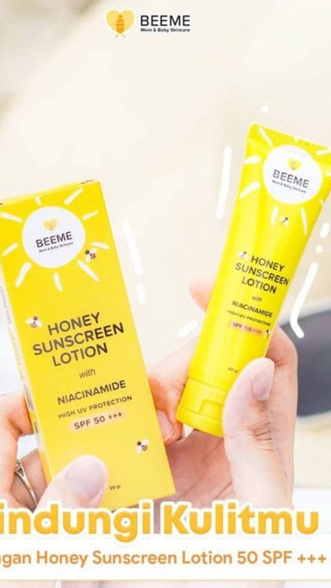 5. Beeme Honey Sunscreen Lotion With Niacinamide