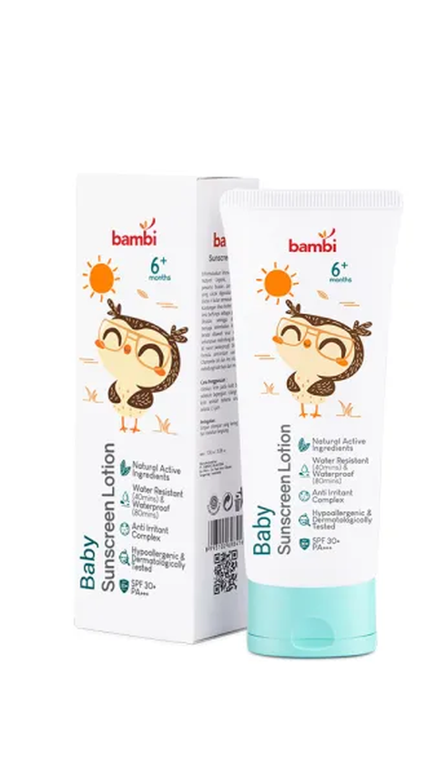 8. Bambi Baby Sunscreen Lotion