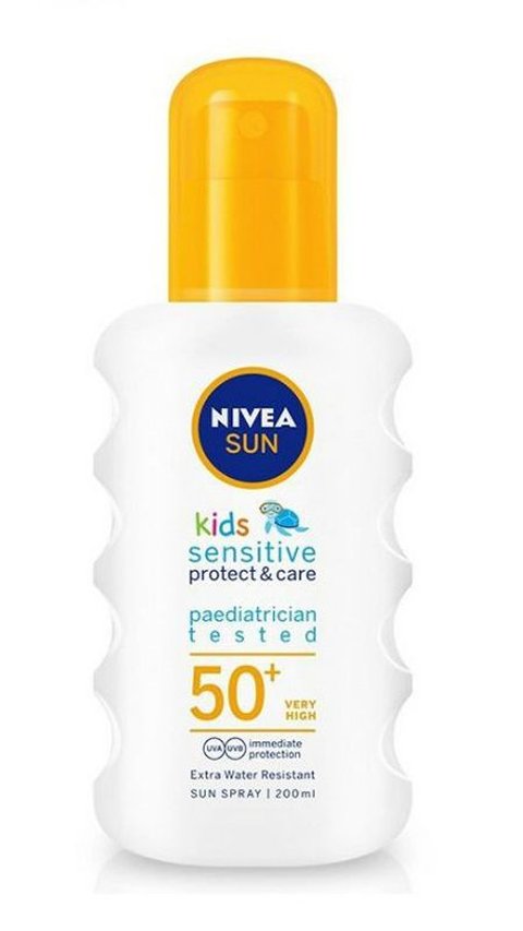 10. Nivea Sun Kids Sensitive Protect & Care SPF 50+