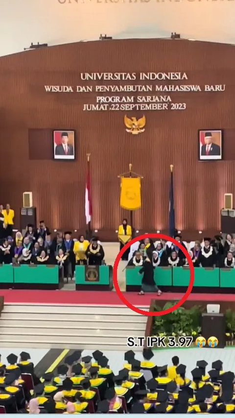 Viral Best Graduates Moment of UI Engineering with GPA 3.97, Netizens are Surprised: 'What Do You Eat, How is It Possible?'
