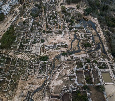 FOTO: Kondisi Kota Tua Peninggalan Yunani Kuno yang Terancam Runtuh Akibat Banjir Dahsyat Libya