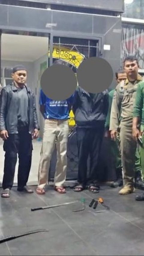 COD Senjata Tajam Untuk Tawuran Pelajar di Parung Bogor, Dua Remaja Tak Berkutik Ditangkap Polisi