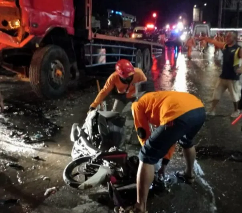 Polisi Tetapkan Tersangka Sopir Truk Tronton Kecelakaan Maut Bawen