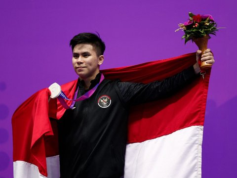 FOTO: Penampilan Memukau Edgar Xavier Marvelo, Atlet Wushu Indonesia yang Sukses Meraih Perak di Asian Games