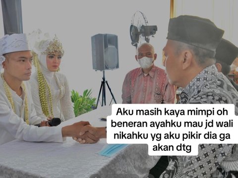 Momen Haru Wanita Pertama Kali Bertemu Ayah Kandung saat Jadi Wali Nikah, Kisahnya Viral