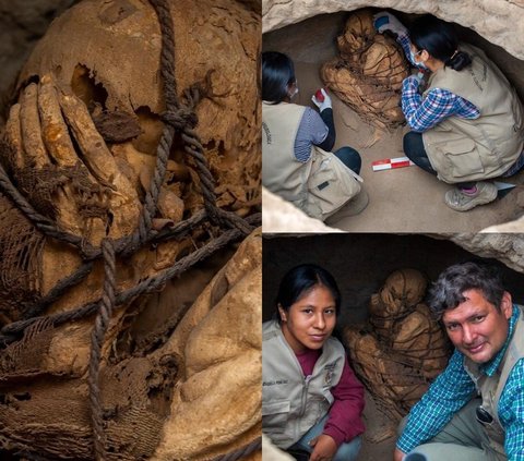 Sensational Discovery of Strange Mummy Bound by Rope and Hands Covering Face, 1,200 Years Old