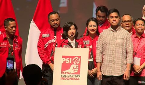 Pengumuman Kaesang disambut para elite dan kader PSI.<br>