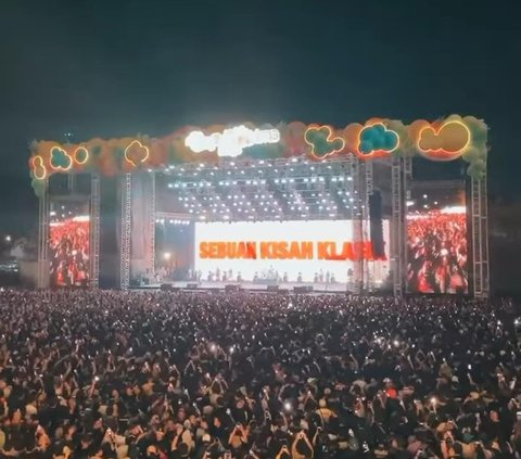 Bak Lautan Manusia, Konser Sheila On 7 Bius Penggemar Hingga Capres Ikut Nonton