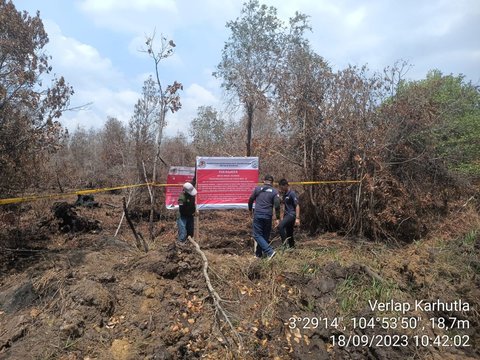 6 Lokasi Karhutla di Sumsel Disegel, 5 di Antaranya Milik Perusahaan