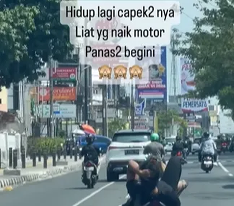 Viral Aksi Pengendara Naik Motor Sambil Rebahan di Depok, Bahayakan Pengguna Jalan