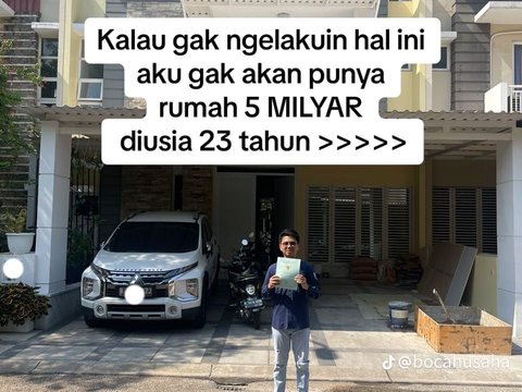 Only 23 Years Old, High School Graduate Youth Able to Buy a Rp5 Billion House