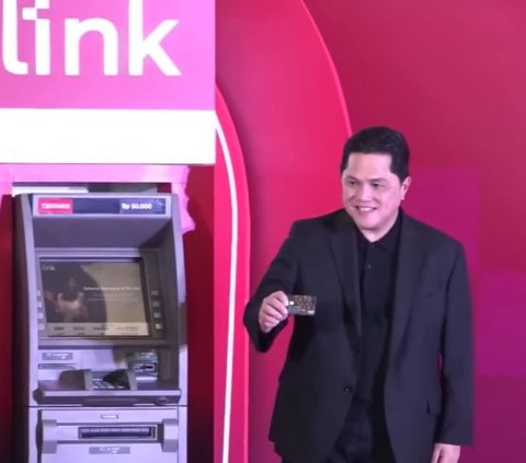 Erick Thohir Luncurkan Wajah Baru ATM Link, Begini Potret dan Keunggulannya