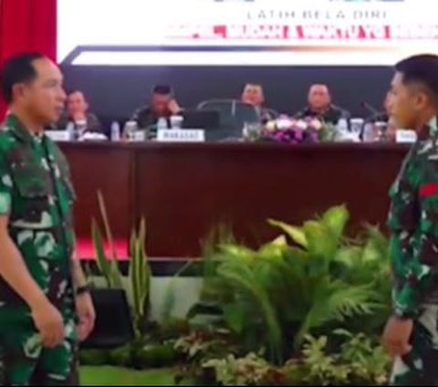 Jenderal Berdarah Kopassus Sampai Turun Podium, Ajari Langsung Anggota TNI Bertarung Tangan Kosong