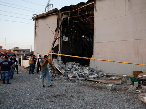 FOTO: Tragis, Pesta Resepsi Pernikahan di Irak Berujung Maut Tewaskan 113 Orang dan 150 Luka-Luka