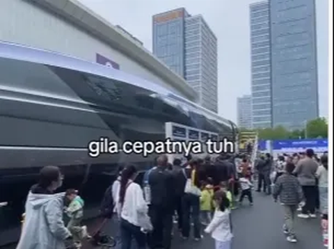 Penampakan Kereta Super Cepat China Tembus 600 km/jam, 'Baru juga Duduk Sudah Sampai'