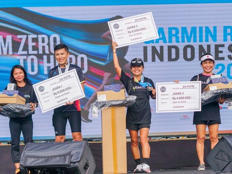 The Winners of the Garmin Run Asia Series 2023 in Indonesia