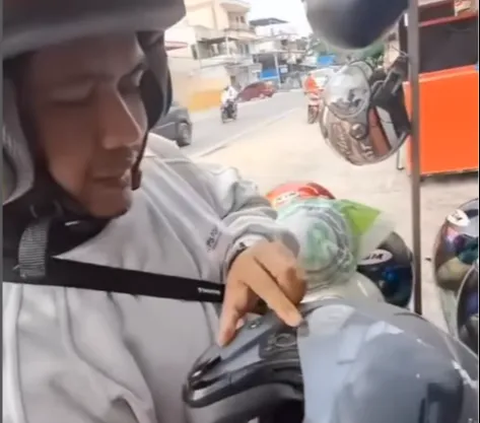 Viral Niat Beli Helm Bekas, Pemuda Ini Justru Temukan Helmnya yang Hilang Dicuri