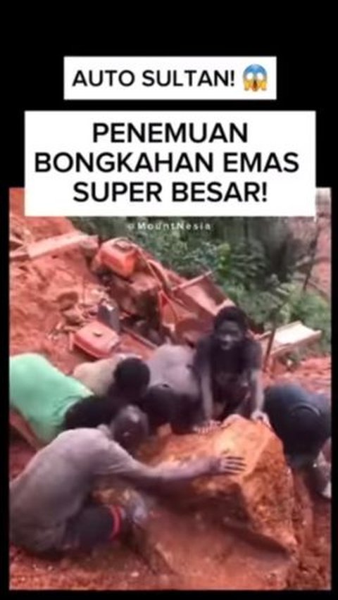 Jagat Maya Heboh, Penambang di Ghana Menemukan Bongkahan Emas Terbesar Sepanjang Sejarah