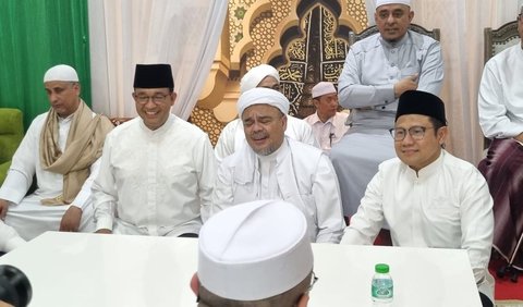 <br>Ketua DPP PKS Mardani Ali Sera bersyukur atas pertemuan pasangan AMIN dengan Rizieq. 