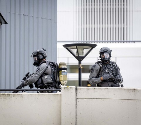 FOTO: Mencekamnya Penembakan Brutal di Rotterdam Belanda, Korban Tewas Berjatuhan