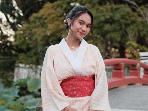 Portrait of Azizah Salsha Wearing a Kimono, Pratama Arhan's Comment Becomes the Highlight