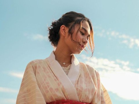 Portrait of Azizah Salsha Wearing a Kimono, Pratama Arhan's Comment Becomes the Highlight