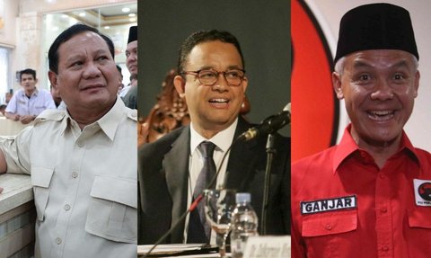 Survei Terbaru Prabowo, Ganjar, Anies dari Berbagai Lembaga