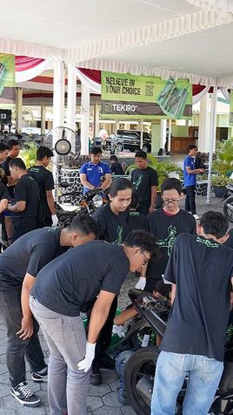 Tekiro dan Polda DIY Latih Ilmu Mekanik bagi Masyarakat Prakerja di Yogyakarta<br>