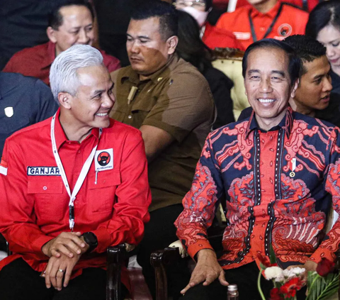 Saat Megawati, Jokowi dan Ganjar Pranowo Berada dalam Satu Bingkai